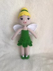 Tinkerbell Bebek Amigurumi Organik Oyuncak - 3
