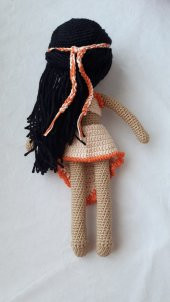Pocahontas Bebek Amigurumi Organik Oyuncak - 2