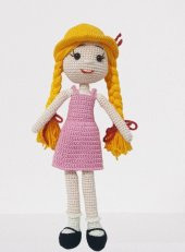 Pollyanna Bebek Amigurumi Organik Oyuncak - 3