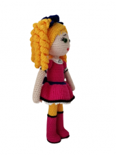 Şeker Kız Candy Bebek Amigurumi Organik Oyuncak - 2