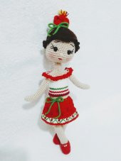 Nar Tanesi Bebek Amigurumi Organik Oyuncak - 1