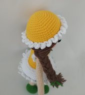 Papatya Bebek Amigurumi Organik Oyuncak - 3