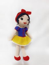 Pamuk Prenses Bebek Amigurumi Organik Oyuncak - 3