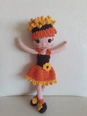 Günebakan Çiçeği Bebek Amigurumi Organik Oyuncak - 1