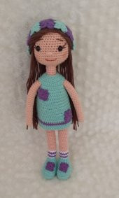 Leylak Bebek Amigurumi Organik Oyuncak - 1