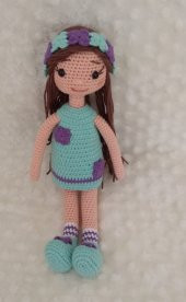 Leylak Bebek Amigurumi Organik Oyuncak - 2