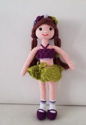 Üzüm Bebek Amigurumi Organik Oyuncak - 1
