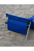 Portatif Şezlong Katlanır Kademeli Kolay Kurulum Çantalı Mavi Şezlong - 2
