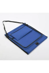 Exent Mavi Katlanır Portatif Şezlong-Çantalı - 4