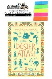 Düşler Atlası Özgür Balpınar 160 Sayfa Karton Kapak 1 Adet Fosforlu Transparan Kitap Ayraç 1 Paket - 1