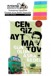 Gün Olur Asra Bedel Cengiz Aytmatov 413 Sayfa Karton Kapak 1 Adet Fosforlu Transparan Kitap Ayraç 1 Paket - 1