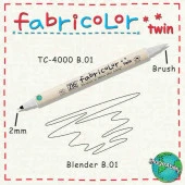 Zig Fabricolor Twin Çift Uçlu Kumaş Boyama Kalemi BLENDER (RENK AÇICI) - 1