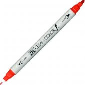 Zig Clean Color f Çift Uçlu Kalem 020 Red - 1