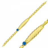 Altın Çocuk Bileklik Lazerle İsim Yazılır - 1