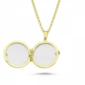 Altın Resimli Kolye Doç Zincirli thumbnail 2