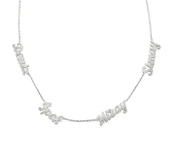 Beyaz Altın İsimli Aile Kolyesi - 1