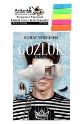 Gözlük 3 Üç Nokta Koray Yersüren 387 Sayfa Karton Kapak 1 Adet Fosforlu Transparan Kitap Ayraç 1 Paket - 1