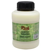 Rich Su Bazlı Vernik YARI MAT (Semi Matt Acrylic Varnish) 1250 cc. - 1