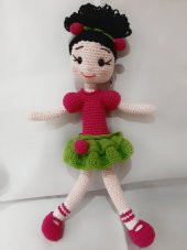 Vişne Bebek Amigurumi Organik Oyuncak - 3