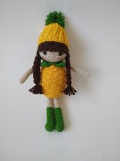 Ananas Bebek Amigurumi Organik Oyuncak - 1