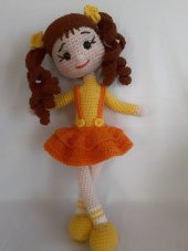 Portakal Çiçeği Bebek Amigurumi Organik Oyuncak - 2