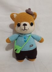 Shiba Köpek Amigurumi Organik Oyuncak - 1