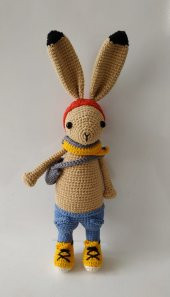 Tavşan Jack Amigurumi Organik Oyuncak - 1