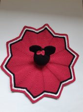 Minnie Mouse Uyku Arkadaşı Amigurumi Organik Oyuncak - 1