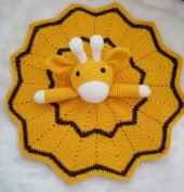 Sevimli Zürafa Uyku Arkadaşı Amigurumi Organik Oyuncak - 1