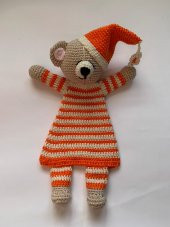 Uykucu Toby Uyku Arkadaşı Amigurumi Organik Oyuncak - 1