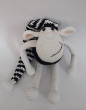 Şapkalı Koyun Shaun Amigurumi Organik Oyuncak - 1