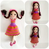 İspanyol Bebek Amigurumi Organik Oyuncak - 1