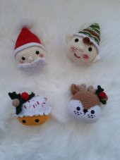 Yılbaşı Süsleri Amigurumi Organik Oyuncak - 1