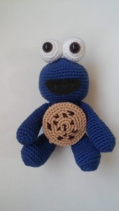 Kurabiye Canavarı Amigurumi Organik Oyuncak - 1