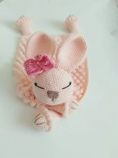 Pembe Düşler Uyku Arkadaşı Amigurumi Organik Oyuncak - 1