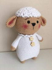 Tombik Kuzu Amigurumi Organik Oyuncak - 2