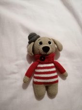 Sevimli Köpüş Amigurumi Organik Oyuncak - 1