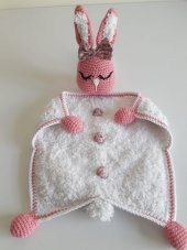 Pamuk Şeker Uyku Arkadaşı Amigurumi Organik Oyuncak - 1