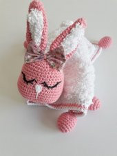 Pamuk Şeker Uyku Arkadaşı Amigurumi Organik Oyuncak - 2