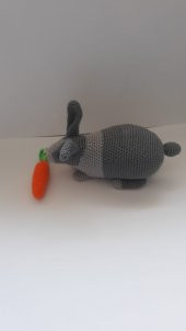 Kır Tavşanı Amigurumi Organik Oyuncak - 2