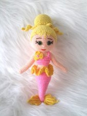 Deniz Prensesi Amigurumi Organik Oyuncak - 1
