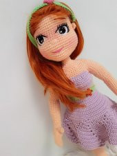 Vasilisa Bebek Amigurumi Organik Oyuncak - 3