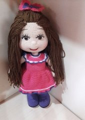 İpek Bebek Amigurumi Organik Oyuncak - 1