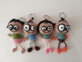 Şapşikler Amigurumi Organik Anahtarlık Oyuncak - 1
