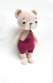 Ayıcık Danny Amigurumi Organik Oyuncak - 2