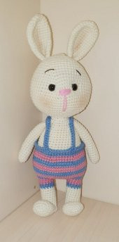 Sevimli Tavşan Sunny Amigurumi Organik Oyuncak - 1