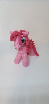 My Little Pony Pinkie Pie Amigurumi Organik Oyuncak - 2