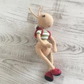 Sevimli Karınca Amigurumi Organik Oyuncak - 3