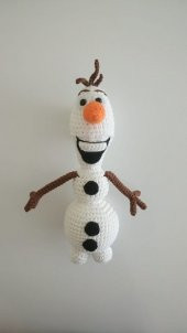 Olaf (Kardanadam) Amigurumi Organik Oyuncak - 1