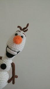 Olaf (Kardanadam) Amigurumi Organik Oyuncak - 2